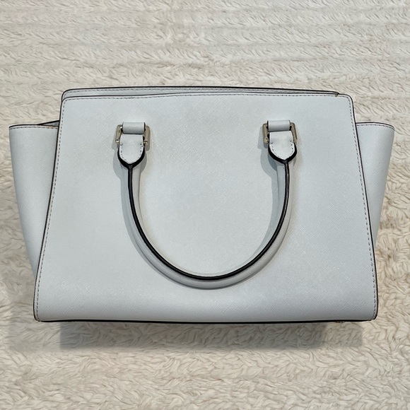 Michael Kors Selma Saffiano Leather Medium Satchel - Picture 4 of 6